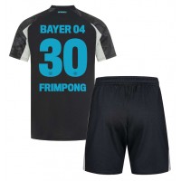 Bayer Leverkusen Jeremie Frimpong #30 Tredjeställ Barn 2024-25 Korta ärmar (+ Korta byxor)